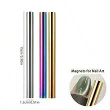 Strumento per arte di unghie magnetico, penna magnetica a doppia punta extra lunga, gel per arte di unghie magnetica 3D effetto occhio di gatto, arte di unghie magnetica 3D fai-da-te, adatto per salone, studio o uso domestico. Accessori per arte di unghie, strumenti per arte di unghie, strumenti per arte di unghie, stagione back to school, arte di unghie, strumenti per arte di unghie (adatto per adesivi per unghie) - Multicolore - Visualizzare 2