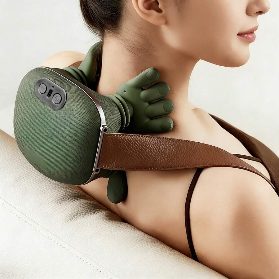 Neck & Shoulder Massager, Acupoint Neck & Back Massager, Electric Massager, Neck Back Shoulder Massager, Full Body Massage Device - 查看 1