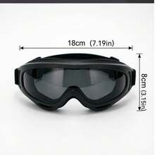 Gafas de sol ajustables con protección UV para perros medianos/grandes, accesorios de moda para mascotas para actividades al aire libre - Negro - Ver 14