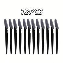 6/12/24/38件套多功能眉毛修剪器套装 - 温和面部毛发修剪器，轻松修容塑形 - 令肌肤光滑 - 深空黑 - 查看 8