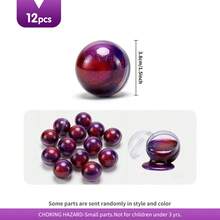 儿童DIY史莱姆，超弹力不粘手的史莱姆粘土，独立球形包装，是理想的工艺品、感官玩具、派对礼物和儿童奖品，也是开学必备品。 - 彩色 - 查看 15