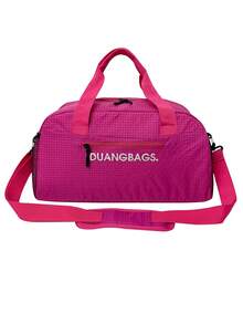 格子运动健身包，大容量手提包单肩包，休闲通勤旅行包 - 彩色 - 查看 14