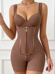1 chiếc áo định hình cơ thể giúp thon gọn vóc dáng, áo nịt định hình sau phẫu thuật. - Rỉ Nâu - Xem 1