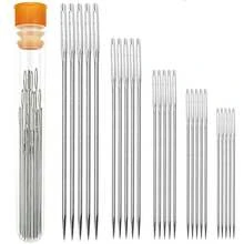 25pcs Portable Wide Eye Sewing Needle Set, Hand Sewing Needles, Embroidery Needles, Portable Transparent Storage Tube - Plastic Shell - View 10