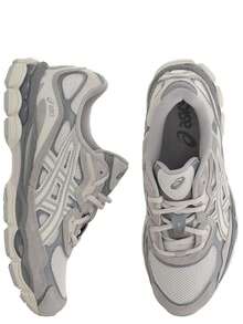 ASICS Gel-NYC Sneakers - Authentic Unisex Retro Lifestyle Running Shoes | Viral 2026 Sportstyle Urban Trainers | Premium Gel Technology Cushioning | Durable Suede & Mesh Performance Footwear | Classic Comfort Daily Sneakers - 牡蠣灰 - 查看 4