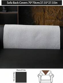 1 pieza Funda de cojín de sofá de chenilla cómoda, protector de asiento de sofá universal para todas las estaciones, almohadilla de sofá minimalista moderna antideslizante, a prueba de polvo y fácil de limpiar, suave y resistente a la decoloración, apta para mascotas, adecuada para dormitorio, oficina, sala de estar, sofá en forma de L y sofá de 1/2/3/4 plazas - Gris Claro - Ver 19