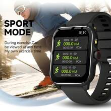 New 1.83-Inch Screen Stylish Design Unisex Sports Outdoor Smart Watch, Supports Wireless Calls/Messages, Multiple Sports Modes, Remote Photo Control, Fitness Tracking, Wireless Music, Compatible With Android And IOS, Perfect For Holiday Gifts. - View 5