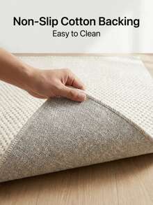 Thảm trải sàn giả sợi sisal – Màu xám, thiết kế trừu tượng hiện đại, dệt mật độ cao, chống trơn trượt, thích hợp cho phòng khách, phòng ngủ và ban công | Chống thấm nước và dễ vệ sinh. - sợi raffia đen kiểu hiện đại - Xem 11