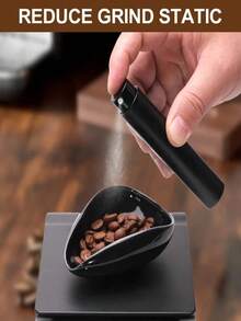 Reusable Coffee Measuring Cup Set With Tray And Spray Bottle, Coffee Accessories Suitable For Baristas And Back To School Essentials - Black + Black Spray Bottle - View 2