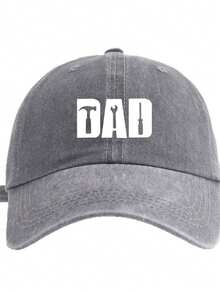 1 pieza Gorra de béisbol con ala vintage lavada para hombres, protección solar versátil - gorra de béisbol - Ver 7