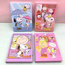 SNOOPY 这款2026年流行磁扣笔记本，封面可爱精致，磁扣设计防尘防滚动。内页厚实顺滑，书写时不会渗墨。 - 彩色 - 查看 2