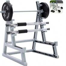 Soporte para bolígrafos de sentadillas para computadora divertidos accesorios de computadora para oficina Augenster Barbell Rack Pen Holder Gym Theme Organizador único para hombres - Rojo - Ver 8