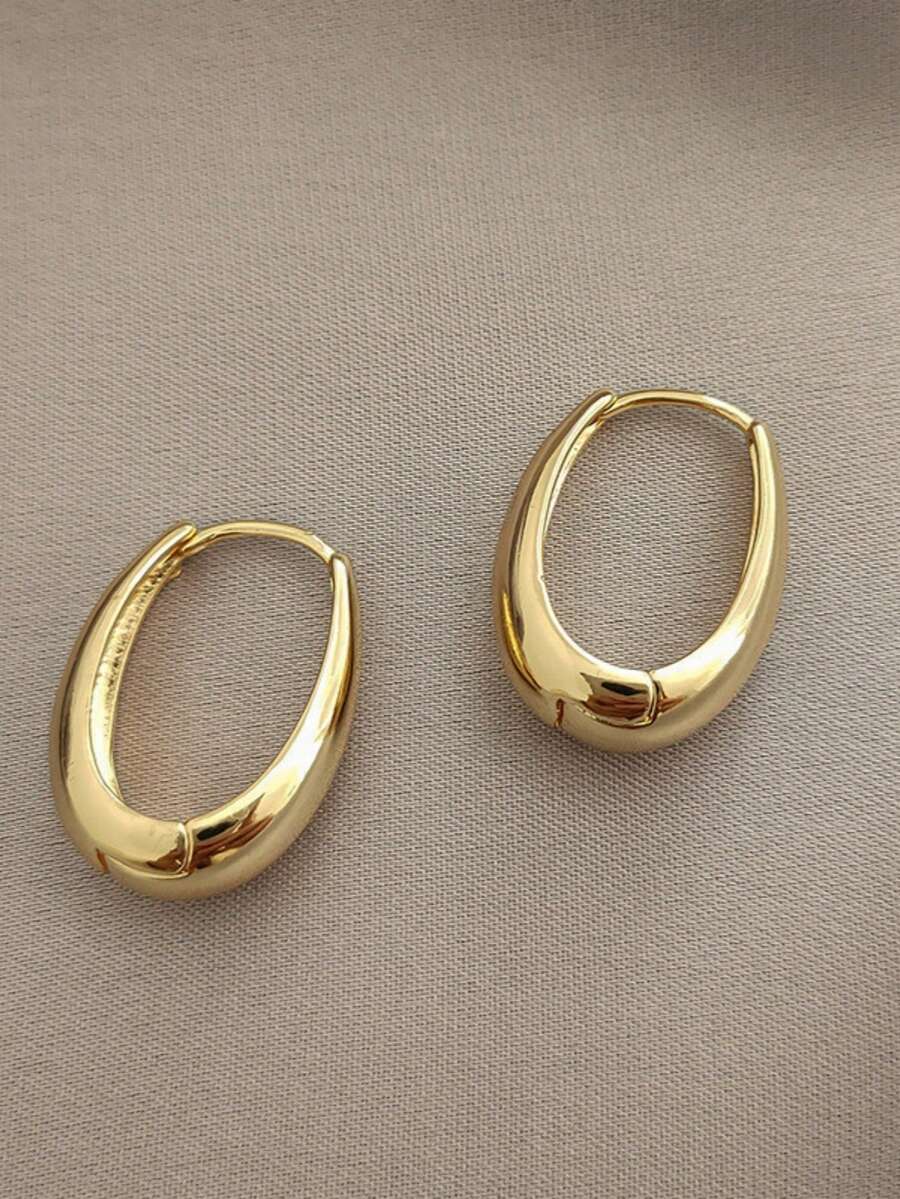 1 Đôi bông tai hình vuông tối giản sang trọng hình hạt hướng dương, thích hợp để đeo hàng ngày, dự tiệc, liên hoan, làm quà tặng Ngày của Mẹ, quà tặng bạn thân. - Vàng - Xem 1