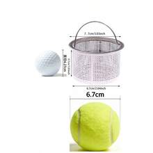 1 pieza Colador de fregadero de acero inoxidable de tamaño pequeño - Protector de drenaje de cocina eficiente, fácil de limpiar, anti-obstrucción, anti-óxido, apto para lavavajillas - Accesorio de cocina esencial para uso doméstico, restaurante y comercial - Plateado - Ver 8