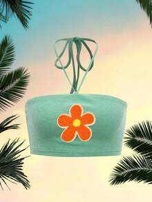 2/4 piezas Parches con aplicación de flores, parches bordados con flores para planchar y coser, pegatinas de reparación, parches decorativos con flores de colores para DIY en mochilas, vaqueros, sombreros - flor - Ver 5