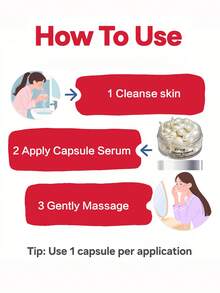 30粒/瓶 人参提取物胶囊，保湿紧致精华液，含角鲨烷、富勒烯、烟酰胺、维生素E、视黄醇，深层补水 - 白色 - 查看 11