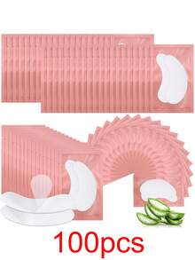 200 cặp miếng đệm nối mi màu hồng, miếng dán cách ly mi giả, miếng bảo vệ mắt khi nối mi, thích hợp sử dụng tại nhà, khi đi du lịch, tại salon nối mi và các dụng cụ nối mi chuyên nghiệp khác. - Hồng - Xem 13