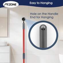 MXZONE Spin Mop Handle Replacement Compatible With O Cedar Spin Mop And Bucket, 4-Section 30 To 58 Inchs Mop Replace Handle, Mop Stick For Floor Cleaning, Mop Head And Base Not Include - A - 查看 4