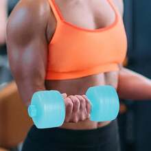 1pc Refillable Dumbbell Water Bottle, Portable Dumbbell For Home Gym Arm Strength Training - Multicolor - View 5