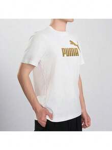Áo thun thể thao Puma Unisex, mẫu mới ra mắt mùa xuân 2026, áo thun cổ tròn tay ngắn thoải mái, thoáng khí, thích hợp cho cặp đôi 68931273 - trắng - Xem 3