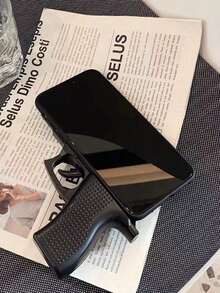 Funny Toy Gun Protective Case Compatible With IPhone 16, 17/17 Pro/17 Pro Max, 15, 14, 13, 12, 11 Pro Max, Creative Niche Design - Black - View 4