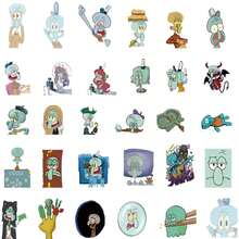 SpongeBob SquarePants 60pcs SquarePants Style Sticker Roll - Random Designs, Featuring Characters Like SquarePants, Squidward, Sandy, Plankton, Mr. Krabs, In Soft Colors, Suitable For Crafts, Gift Wrapping, Phone & Cup Decoration, Birthday Themes And DIY Projects, Cute Cartoon DIY Decorative Stickers For Phone Cases, Laptops, Notebooks, Guitars, Cups, Stationery, Waterproof Stickers - Random - View 8