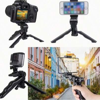 Giá đỡ điện thoại xoay 360 độ chống rung, giá đỡ điện thoại di động dày dặn có thể điều chỉnh, giá đỡ đa năng cho điện thoại di động, chụp ảnh trực tiếp, blog và các thiết bị khác.