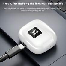 NEW SENYANG Tai nghe Bluetooth không dây Shenyang True Wireless mới ra mắt năm 2026, tai nghe mini nhét tai thể thao nghe nhạc, tai nghe TWS HIFI âm trầm sâu với mic HD dành cho điện thoại Android và iOS, quà tặng cho cặp đôi. - Xem 5