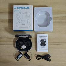 168種語言AI翻譯耳機，藍牙6.1耳機翻譯器，4合1智慧模式觸控螢幕即時翻譯耳機，相容iOS與Android，適合旅行、商務與學習 - 查看 10