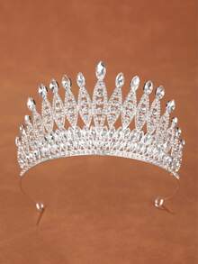 1 chiếc vương miện cô dâu bằng hợp kim, kiểu dáng sang trọng thanh lịch kiểu Âu và Mỹ, vương miện hoàng hậu, vương miện cưới phong cách Baroque. - Nhiều màu - Xem 6
