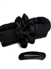 Bộ 4 món dụng cụ uốn tóc không dùng nhiệt - Uốn tóc không dùng nhiệt bằng satin, Băng đô, Dụng cụ uốn tóc ngủ không dùng nhiệt. - Nhiều màu - Xem 11