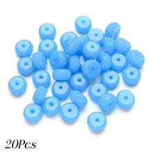 20 hạt acrylic hình trụ trong suốt rực rỡ - Lý tưởng để làm đồ trang sức, vòng cổ, vòng tay, móc khóa, trang trí bút đính hạt và phụ kiện - Phối màu ngẫu nhiên, hạt rời, thỏa sức sáng tạo! - Nhiều màu - Xem 16