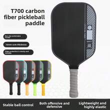 1pc T700 Carbon Fiber Pickleball Paddle (16mm Honeycomb Core), Matte Surface + Non-Slip Comfortable Handle, Balanced For Offense And Defense, Stable Control, Beginner-Friendly, Multiple Colors Available - Multicolor - View 2