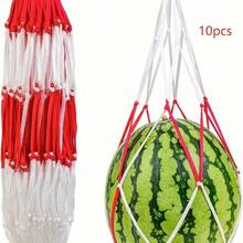 10/30pcs Heavy Duty Watermelon Hanging Net Bags - Large Capacity Net Bags For Supporting Watermelon, Pumpkin And Pineapple Growth - Durable White Material And Easy To Use - 10 - View 7