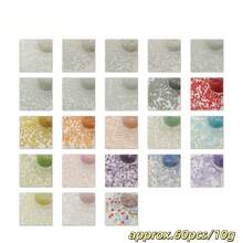 60 hạt/10g hạt cườm thủy tinh trong suốt, thích hợp để tự làm đồ trang sức, vòng tay và mặt dây chuyền. - Bàn tính 23 màu với sơn dầu và màu vẽ - Xem 10