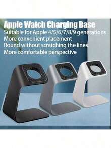 Đế sạc để bàn bằng hợp kim nhôm, tương thích với Apple Watch Series 1/2/3/4/5, đế sạc chống trượt đa năng. - Nhiều màu - Xem 7