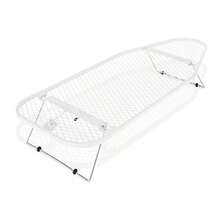 Mesa Tabla de planchar W/Retractable gancho para colgar malla de acero - Azul - Ver 4