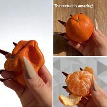 橙子挤压玩具 - 水果挤压玩具 - 解压玩具 - 男女皆宜的玩具 - 小礼物 - 热门挤压玩具 - 逼真食物玩具 - 解压球 - 彩色 - 查看 9