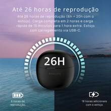 Philips TAT1139 TWS Wireless Bluetooth Headphones With AI Microphone, 26h Battery Life, IPX4 Water Resistant - 查看 3