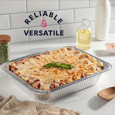10/20PCS Heavy Duty Disposable Aluminum Foil Baking Tray Paper - Suitable For Grilling, Baking, Etc. - Durable Aluminum Material, Safety
