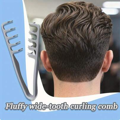 Bộ lược tạo kiểu tóc nam - Lược răng thưa có kết cấu dầu, lược tạo độ phồng, lược hai hàng, lược nhựa chải chân tóc, lược kẹp tóc bồng bềnh. Thích hợp cho việc tạo kiểu tóc khi đi du lịch, cho tóc thường, sản phẩm chăm sóc cá nhân và gia đình chất lượng salon, dụng cụ tạo kiểu tóc, quà tặng lý tưởng.