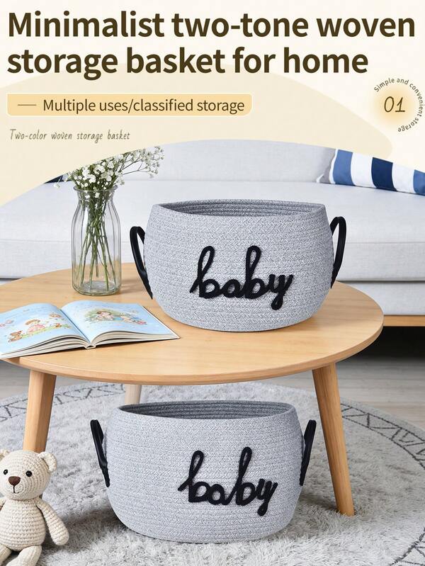 1pc Laundry Basket With Lid, Oxford Cloth Foldable Dirty Clothes Storage Basket, Household Washing Bin