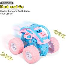 Car Toys For 2 3 4 Year Old Girls Gifts, Pull Back Cars Toys For Toddler Age 2-6, Monster Trucks For Kids Boys Toys Age 2-6 Year Old Girl Birthday Gifts - Multicolor - View 5