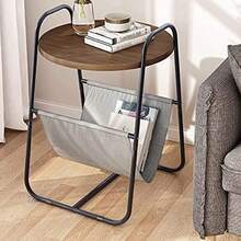 Ilios Innova Mesa Auxiliar con Revistero: Perfecta Mesita de Noche para Recámara y Mesa de Cabecera Ideal como Mesa Auxiliar Esquinera y Mesa de Noche Multifuncional - como en la imagen - Ver 2