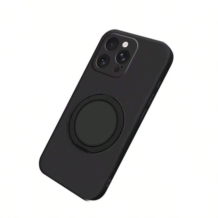 Phone Case With Stand Compatible With IPhone 11, 12, 13 Pro, 14, 14 Pro Max, 15, 15 Pro Max, 16, 16 Plus, 17, 17 Pro, 17 Pro Max, S21, 22, 23, 24 Plus, 25 Plus, 26 Ultra, Pixel 6, 7, 8 Pro, 9, 9A, 10, 10 Pro XL - Black - View 1