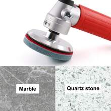 10片装4英寸金刚石抛光垫，带背衬，适用于石材、花岗岩和大理石表面的湿式抛光和翻新，粒度300AA - 10PCS-300AA - 查看 3