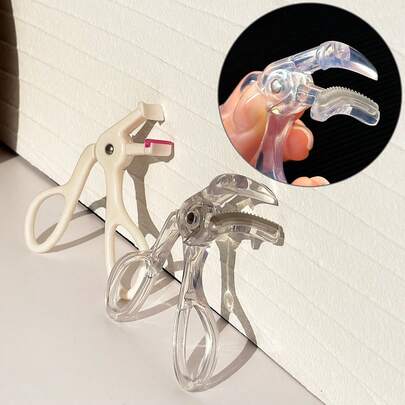 Portable Lightweight Eyelash Curler, Wide Angle/Partial Natural Curling False Eyelashes, Easy To Use Makeup Tool For Natural Shaping And Long-Lasting Hold
