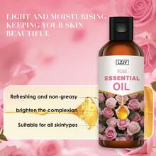100ml/3.4oz, 30ml/1.0oz Rose Fragrance Essential Oil, Suitable For Aromatherapy Diffuser, Humidifier, Handmade Soap/Candle Making, Unisex, Ideal Gift - Rose Essential Oil - View 8