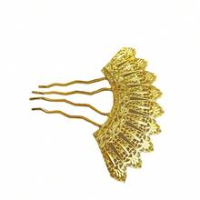 DIY复古风配饰，9齿合金扇形梳带流苏，分步指南 0043 - 彩色 - 查看 5