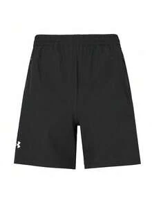 Under Armour 男士 2026 夏季新款时尚训练运动健身休闲短裤 22500214-001 - 黑色 - 查看 10